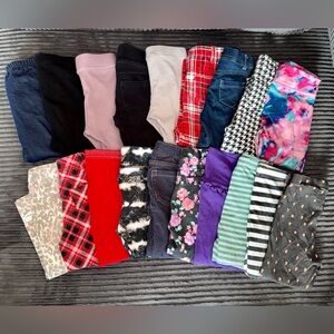 2T girls leggings / jeggings bundle, pants ♡ Nike, little co., H&M, cat & jack